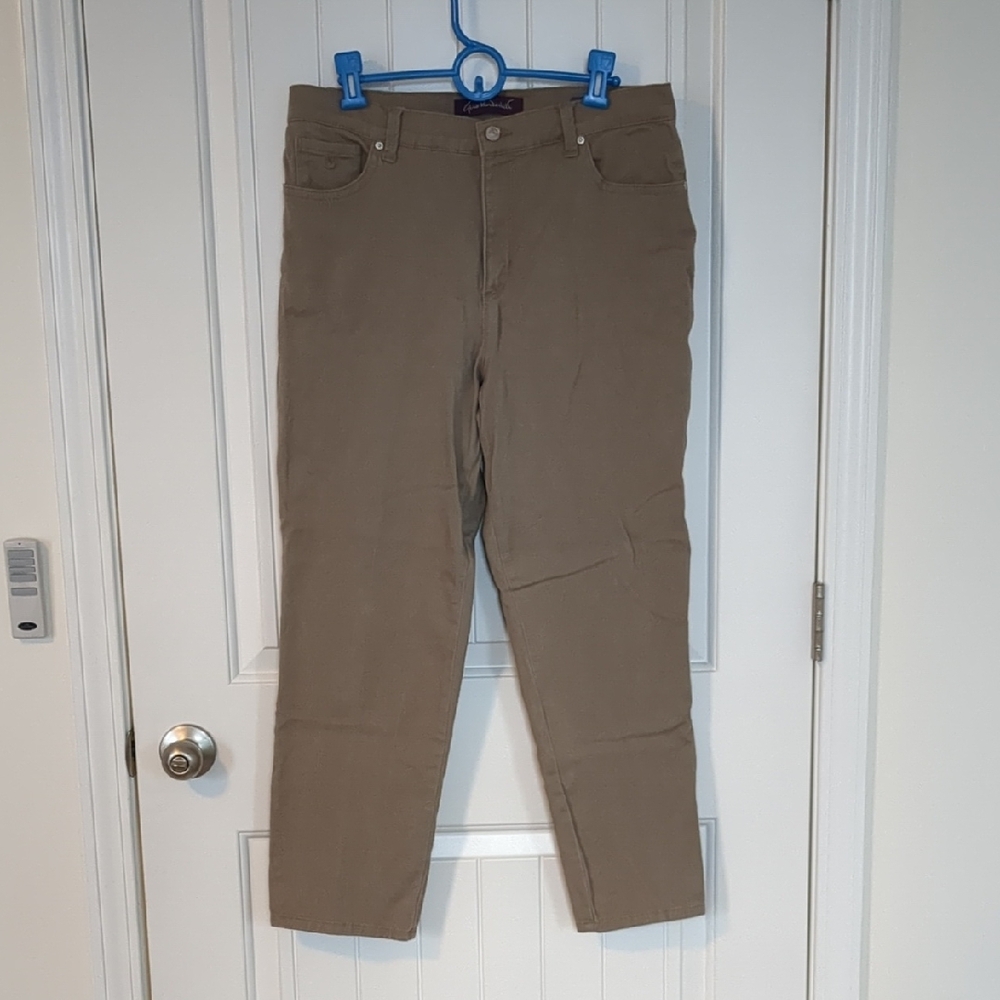 Gloria Vanderbilt Straight Leg Khakis